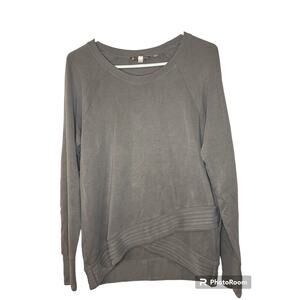 Athleta Serenity Criss Cross Long Sleeve Sweatshirt Size Medium